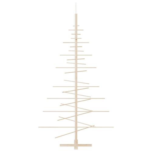Dekorativt juletræ 180 cm massivt fyrretræ