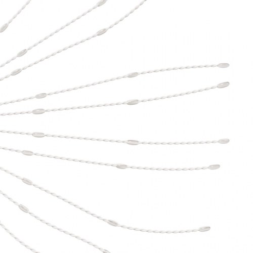 Lysende starburst-dekoration 4 stk. 140 LED'er 17 cm blåt lys