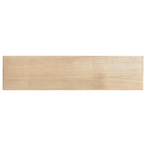 Konsolbord 110x30x76 cm konstrueret træ sort