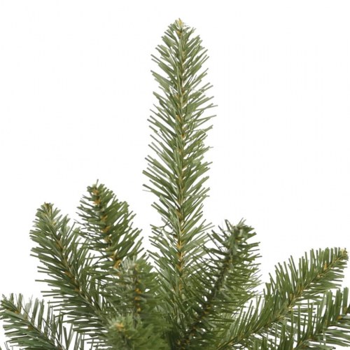 Kunstigt juletræ med fod 150 cm - hængslet, grøn