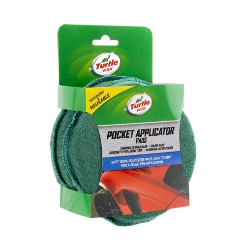 Turtle Wax poleringspuder - Pocket Applicator Pads, grøn