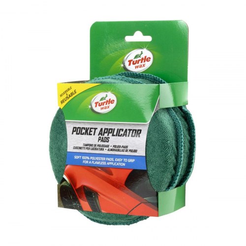 Turtle Wax poleringspuder - Pocket Applicator Pads, grøn
