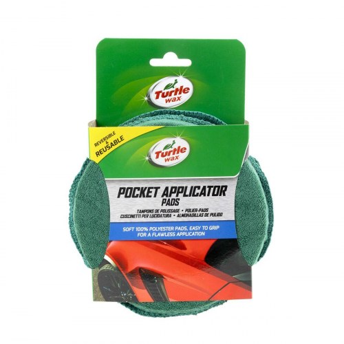 Turtle Wax poleringspuder - Pocket Applicator Pads, grøn