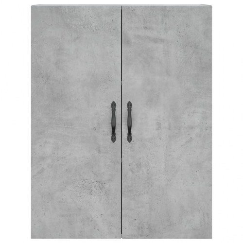 Højskab 69,5x34x180 cm konstrueret træ betongrå