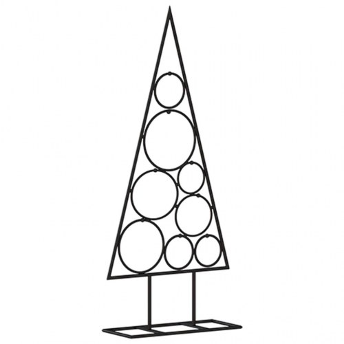 Dekorativt juletræ i metal 60 cm - sort