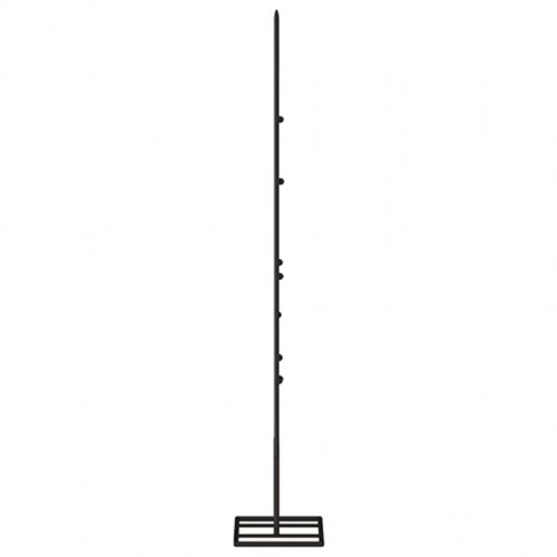 Dekorativt juletræ i metal 60 cm - sort