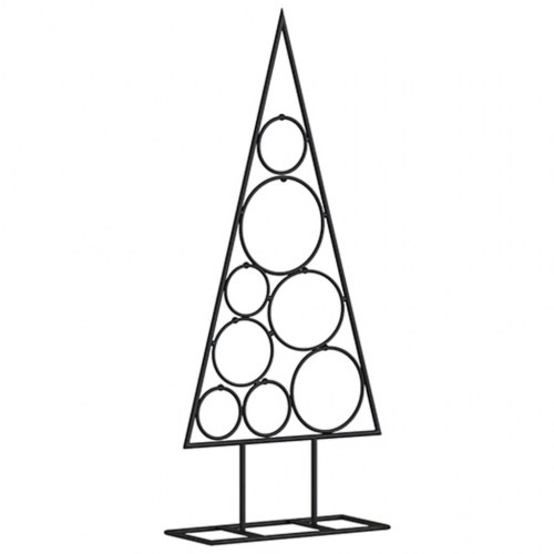 Dekorativt juletræ i metal 60 cm - sort