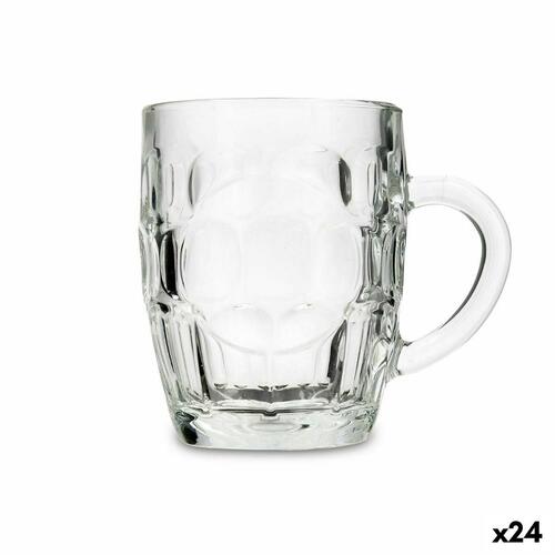Ølkrus Luminarc Britania Gennemsigtig Glas 560 ml (24 enheder)