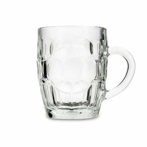 Ølkrus Luminarc Britania Gennemsigtig Glas 560 ml (24 enheder)