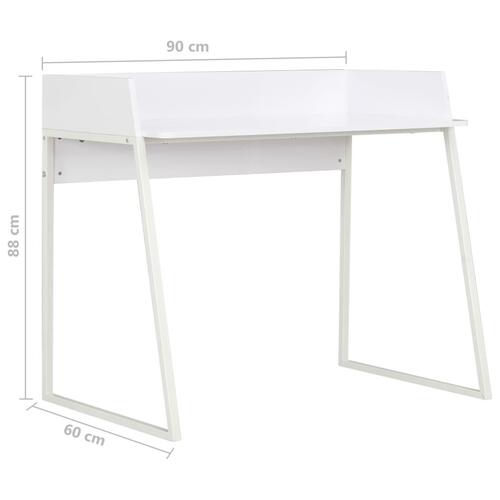 Skrivebord 90 x 60 x 88 cm hvid