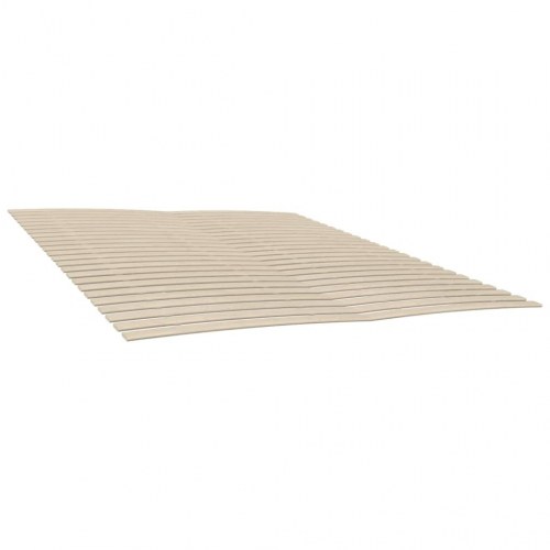 Sengelameller 2 stk. 100×200 cm - 48 lameller i massivt poppeltræ