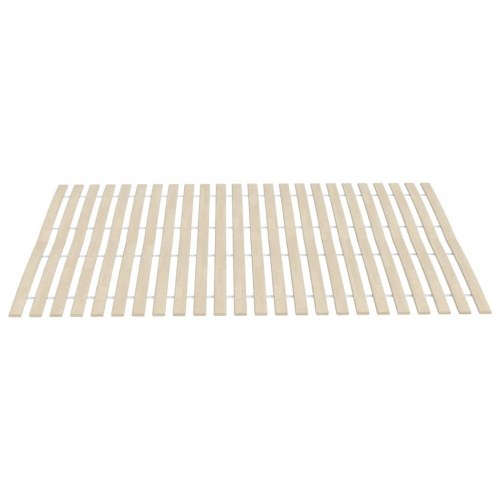 Sengelameller 2 stk. 100×200 cm - 48 lameller i massivt poppeltræ