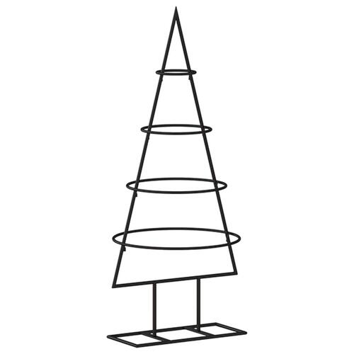 Dekorativt juletræ 60 cm metal sort