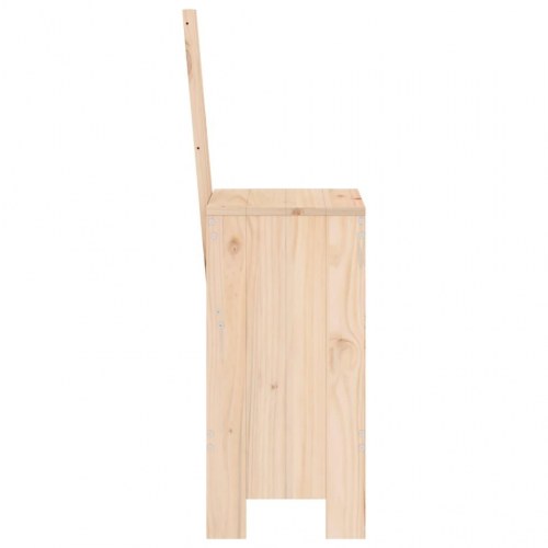 Barstole 2 stk. i massivt fyrretræ - 40 x 42 x 120 cm