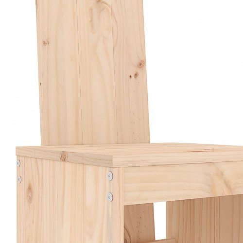 Barstole 2 stk. i massivt fyrretræ - 40 x 42 x 120 cm