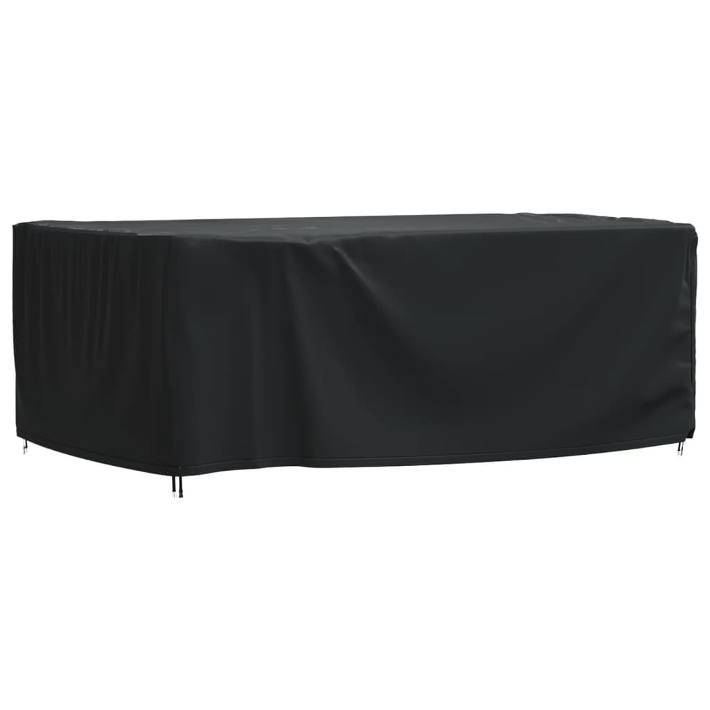 Havemøbelovertræk 225x143x90 cm vandtæt 420D sort