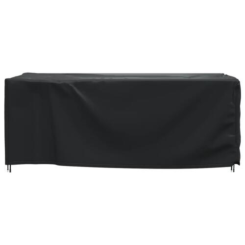 Havemøbelovertræk 225x143x90 cm vandtæt 420D sort