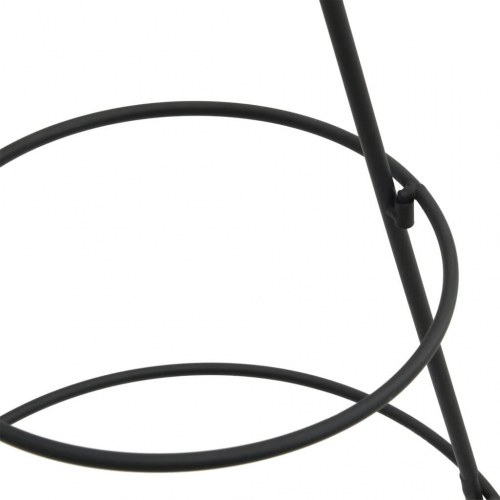 Dekorativt juletræ 125 cm metal sort