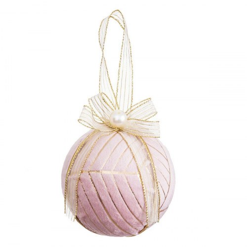 Julekugler Pink Polyfoam Materiale 10 x 10 x 10 cm (3 enheder)