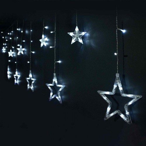 LED gardin Stjerner Hvid 8 m 22 x 20 x 14 cm 22 X 19,5 X 14 CM