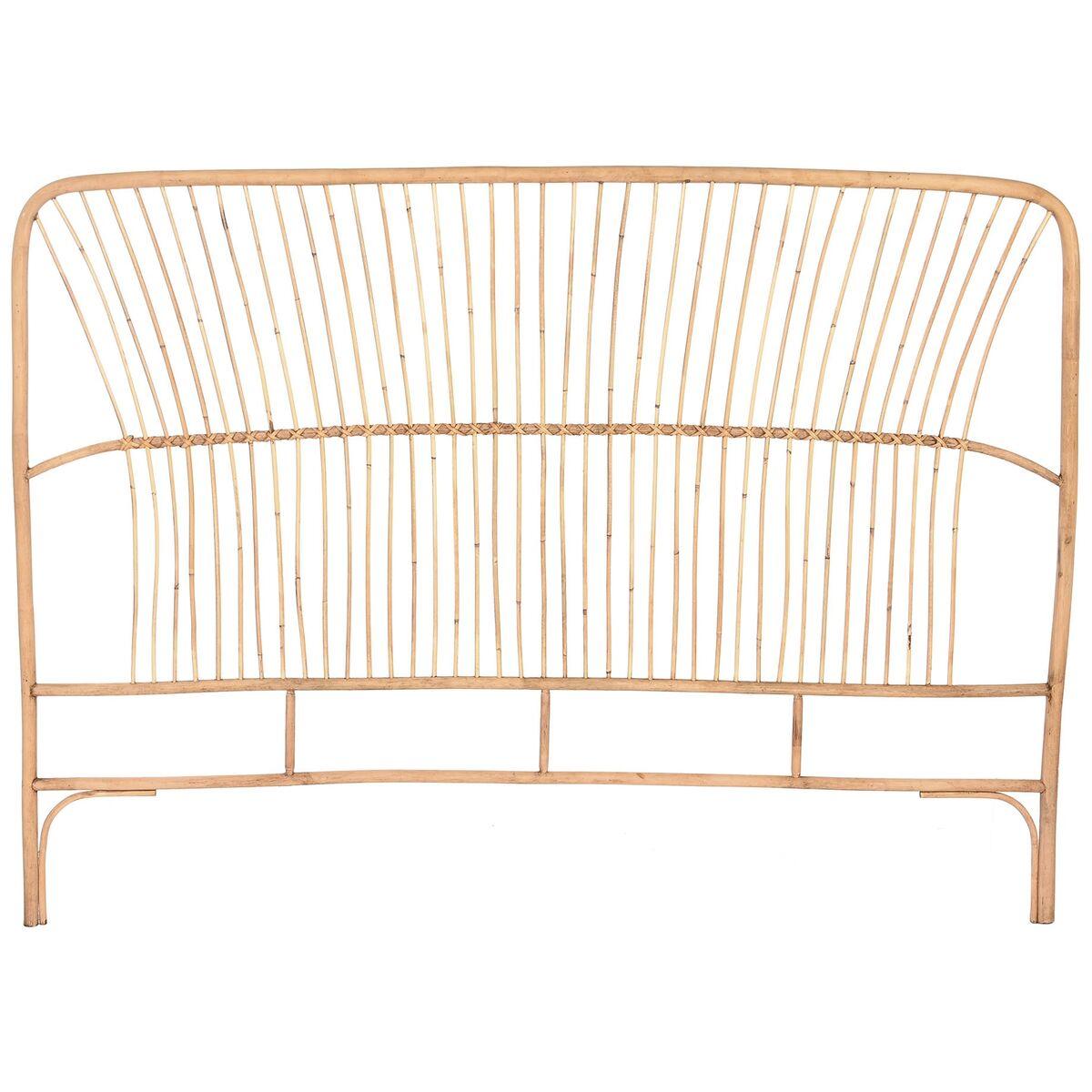 Sengegavl Home ESPRIT Brun Natur Lys brun Bambus 160 x 3 x 115 cm