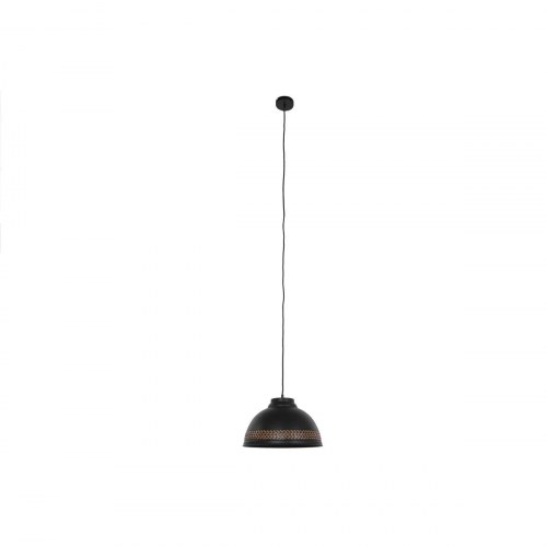 Loftslampe, brun/sort/flødefarvet, metal, 50 W - 39 × 39 × 22 cm (2 stk.)