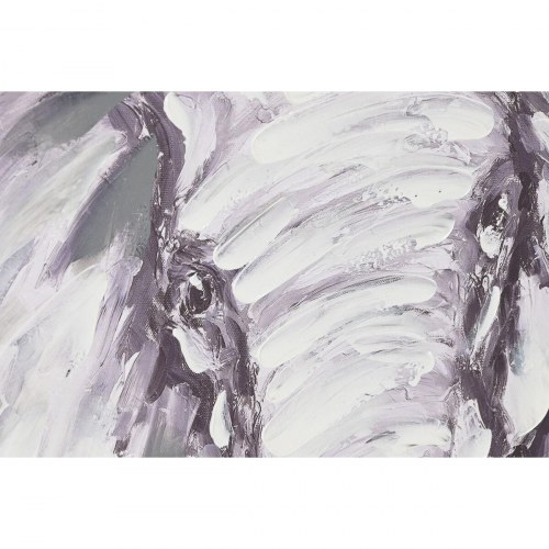 Lærredsmaleri - håndmalet kolonistil, 100 × 3,5 × 100 cm