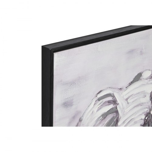 Lærredsmaleri - håndmalet kolonistil, 100 × 3,5 × 100 cm