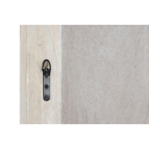 Vægspejl - hvid/natur, mangotræ, rektangulært (94 × 3 × 140 cm / 120 × 3 × 76 cm)