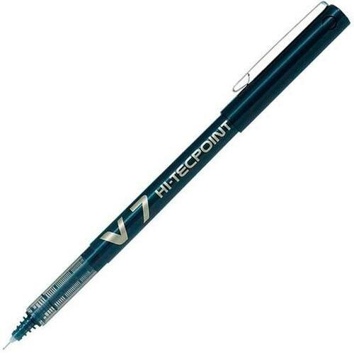 Pen med flydende blæk Pilot V-7 Hi-Tecpoint Sort 0,5 mm (12 enheder)