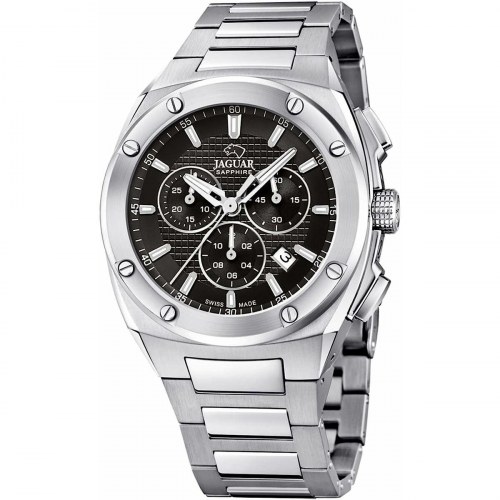 Jaguar J805/D herreur - chronograph i stål