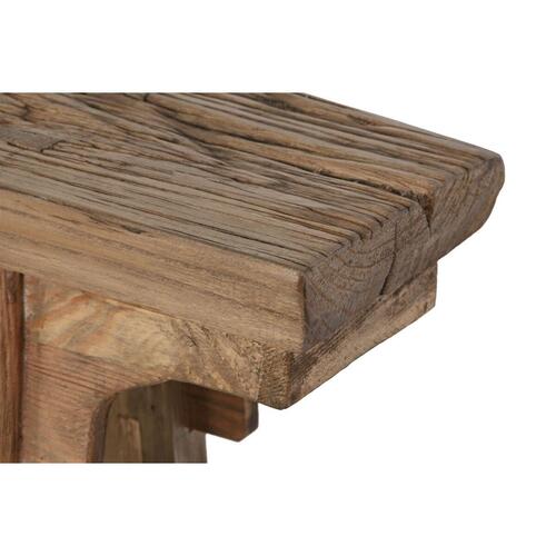 Stol Home ESPRIT Natur Elmetræ 137 x 19 x 52 cm