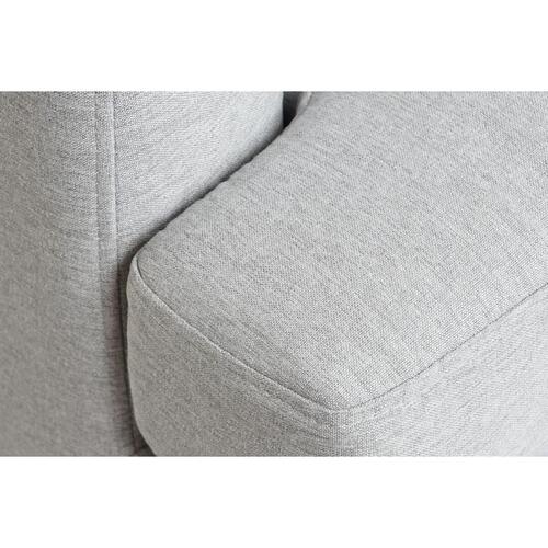 Chaiselong sofa Lysegrå Metal 250 x 160 x 85 cm