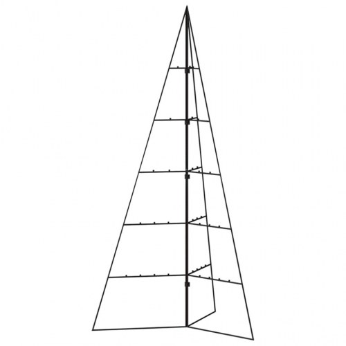 Juletræsstel i metal 100 cm - sort