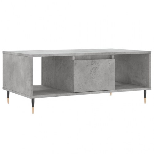 Sofabord 90x50x36,5 cm konstrueret træ betongrå