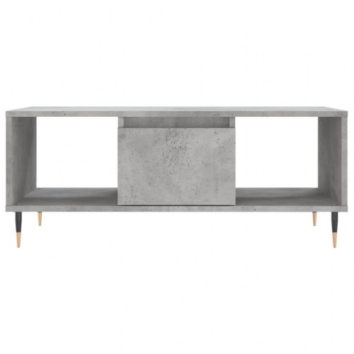 Sofabord 90x50x36,5 cm konstrueret træ betongrå
