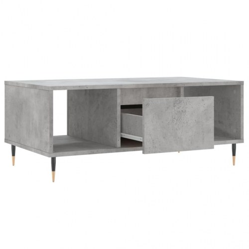 Sofabord 90x50x36,5 cm konstrueret træ betongrå