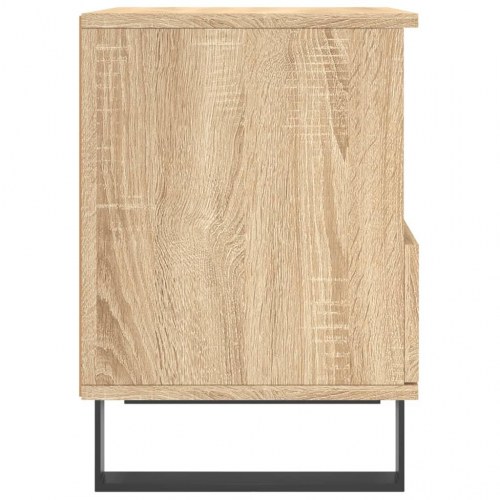 Sengeborde 2 stk. 40x35x50 cm konstrueret træ sonoma-eg