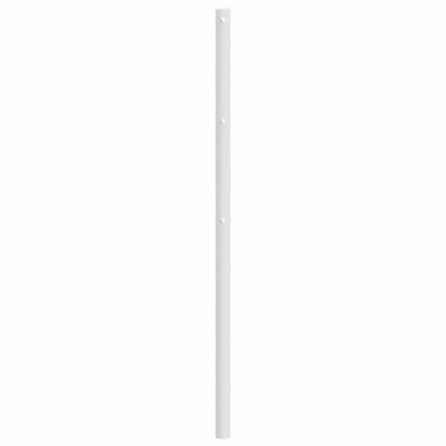 Sengegavl i metal til 75 cm madras - hvid
