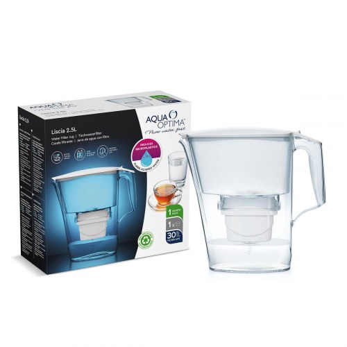 Aqua Optima Liscia vandfilterkande 2,5 l - hvid plastik