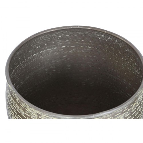 Urtepotte - grøn aluminium, 39 × 39 × 33 cm
