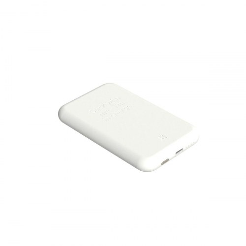 Kreafunk powerbank med trådløs oplader - hvid 5.000 mAh