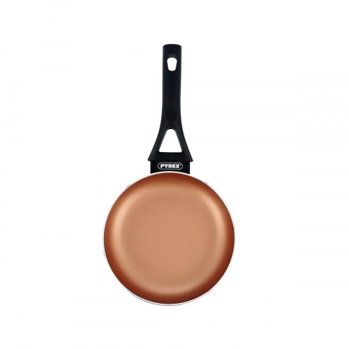 Stegepande Pyrex Action 20 cm - stemplet aluminium, kobber