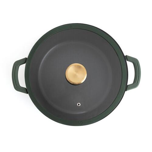 Gryde Med Låg Bidasoa Tiara Støbt aluminium Grøn 28 cm