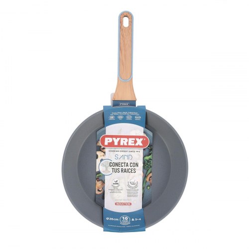 Pyrex Sand stegepande i smedet aluminium, blå - 26 cm