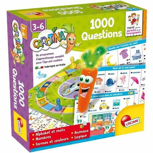 Lærerigt Børnespil Lisciani Giochi Carotina 1000 Questions