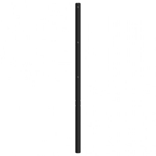 Udskiftningsgavl i metal 180 cm - sort
