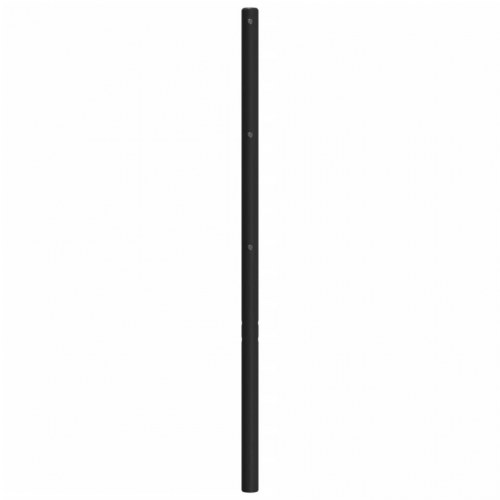 Sengegavl i metal 150 cm - sort