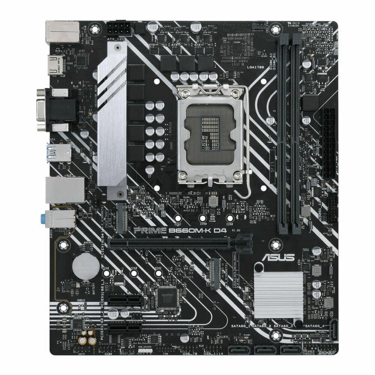 Asus PRIME B660M-K D4 bundkort - mATX, LGA1700, DDR4