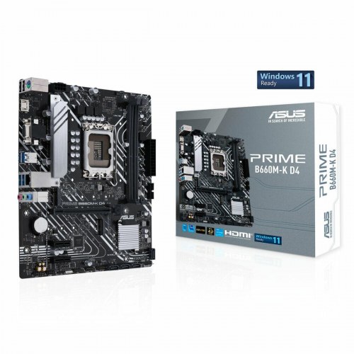Asus PRIME B660M-K D4 bundkort - mATX, LGA1700, DDR4